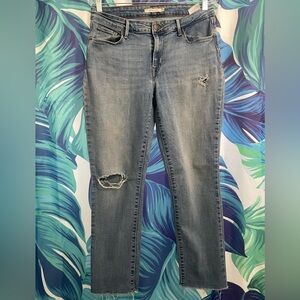 Levi’s Classic Blue Distressed Women Jeans